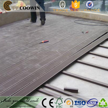 Viga composta plástica de madeira para o tamanho exterior 50x25mm do decking